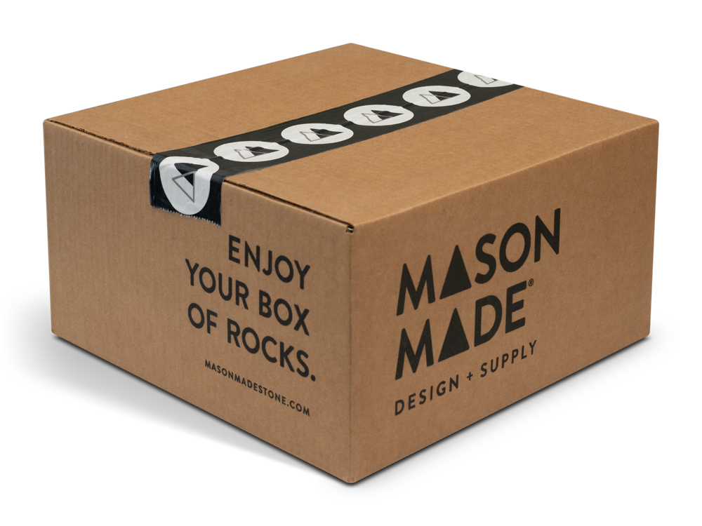 Masonmade sample box: Enjoy your box of rocks